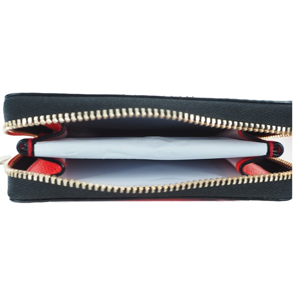 Kate Spade New York Smile Foliage Plaid Small Shoulder Bag & Wallet Set - Picture 8 of 9